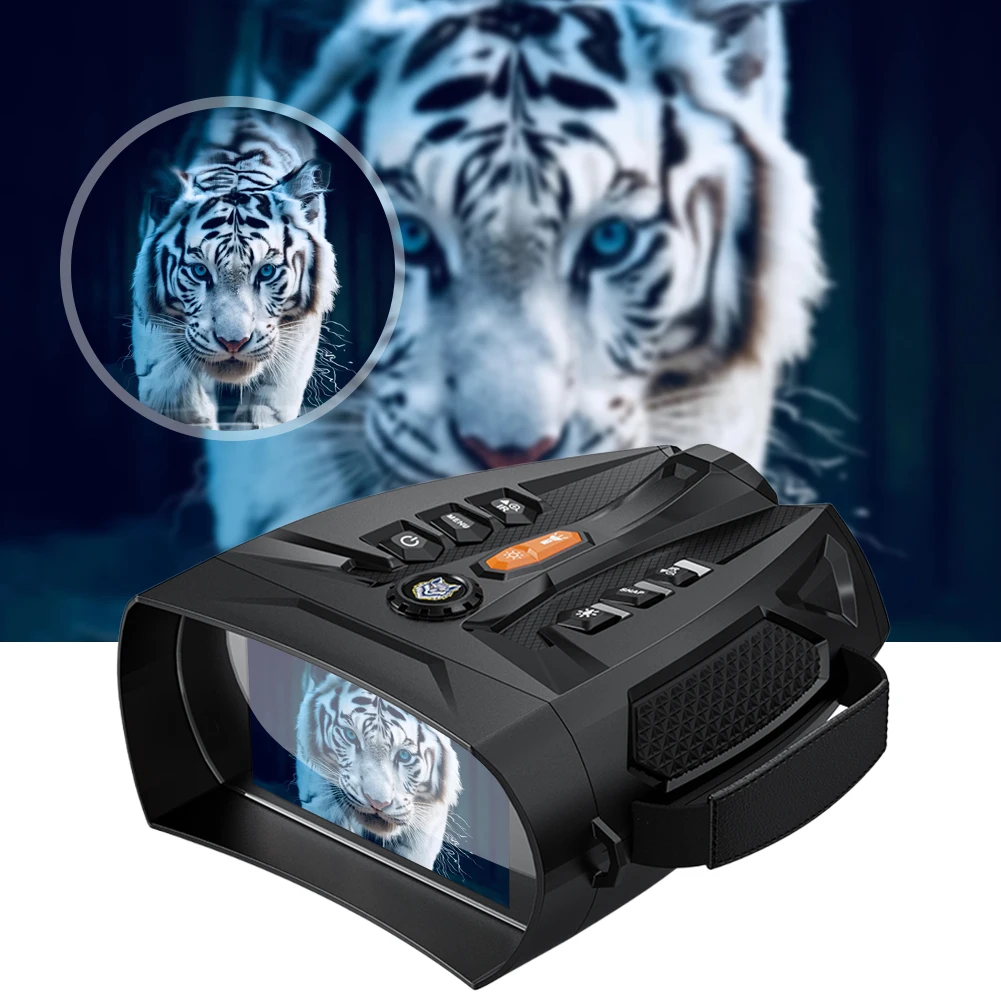

4K Infrared Night Visions Binoculars 10X Digital Zoom Night Visions Goggles 5000mAh Rechargeable for Outdoor Camping and Travel