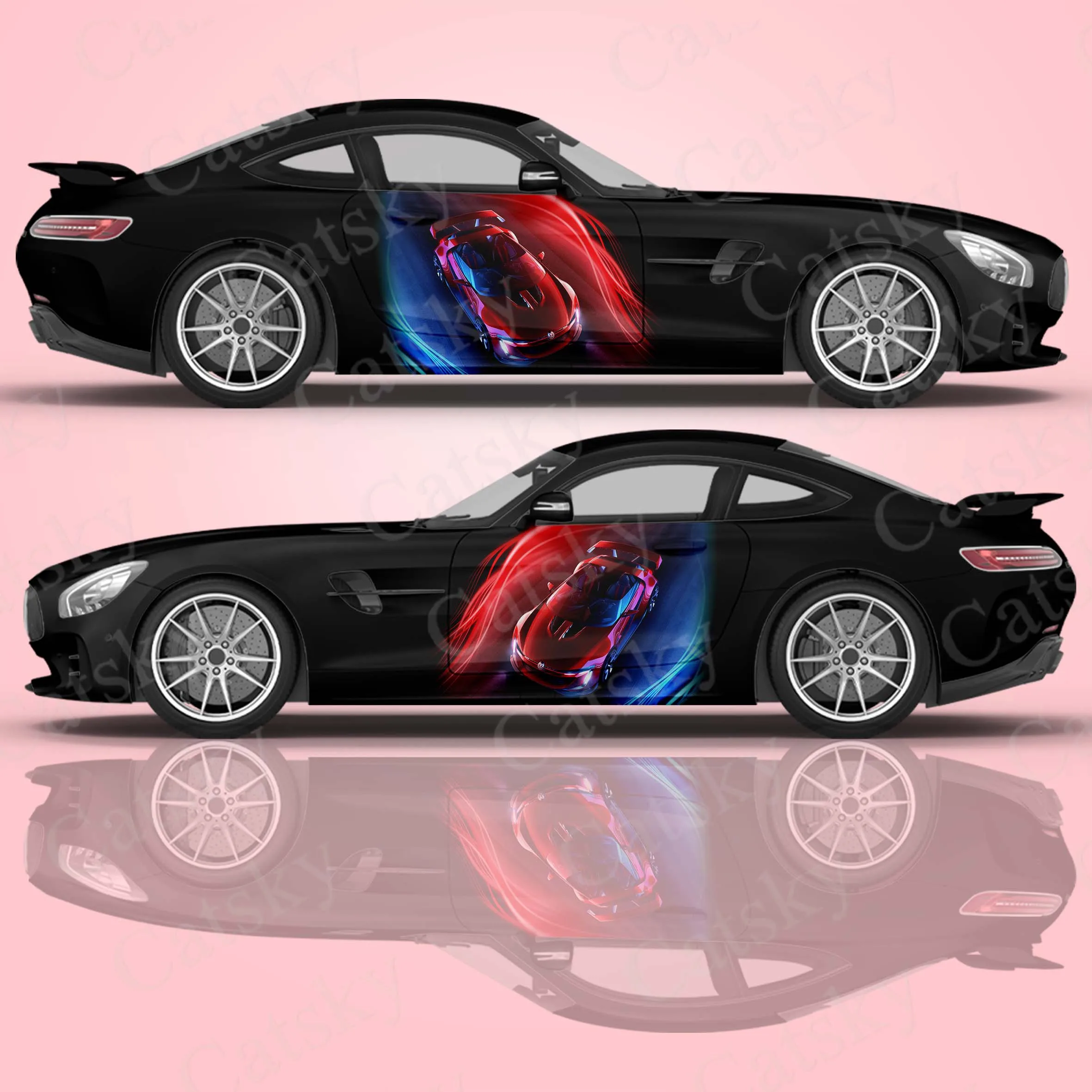 

Racing Car Stickers Car Accessories Cool Car Decal Packaging Universal Size Anime Car Decoration Modification Stickers