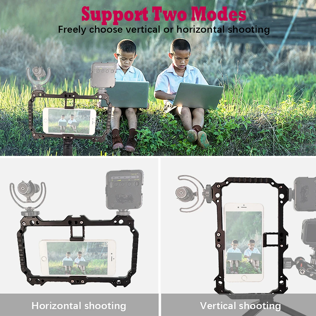Rig Penyangga Ponsel Universal - Photography Lighting Rig ulasan dan harga