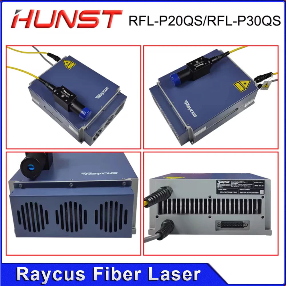 Hunst RFL-P20QS/30QS Raycus 20W 30W Q-switched Pulse Fiber Laser Source 1064nm Module for Metal Marking and Engraving Machine