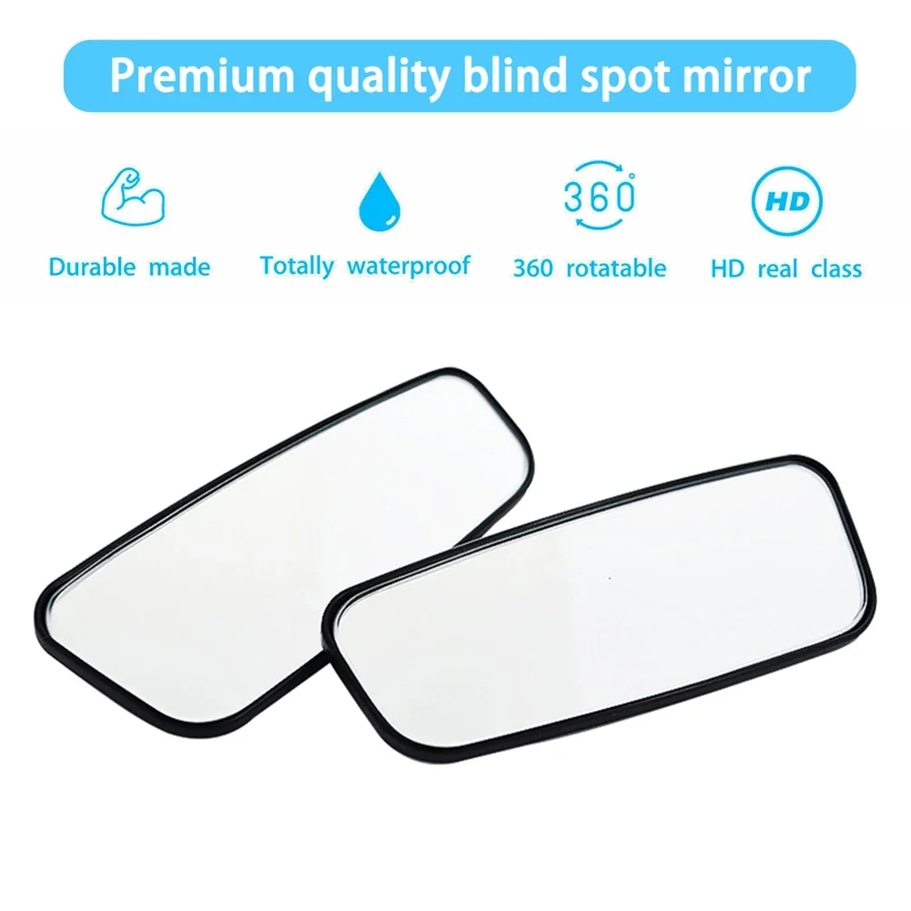 360 Blind Spot Mirror Auxiliary Mirror High Speeds Driving Safety Resistant To Oxidation Additional Visibility For Trucks