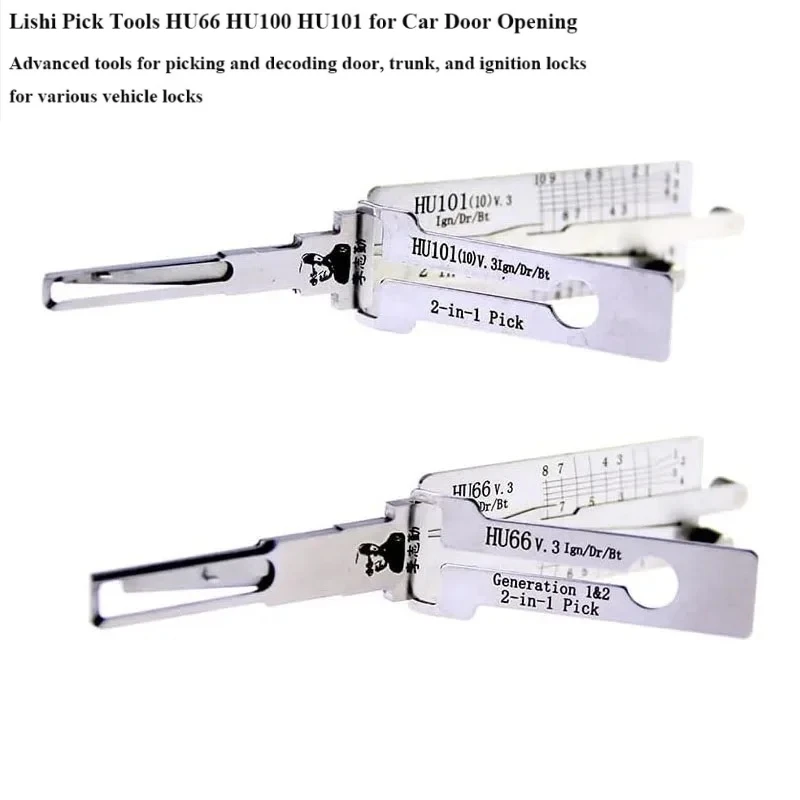 

1 шт. HU66 HU101 HU100 слесарные инструменты для BMW FORD Peugeot LAND ROVER VOLVO BUICK CADILLAC VW Lishi Pick Tools Автомобильные слесарные инструменты