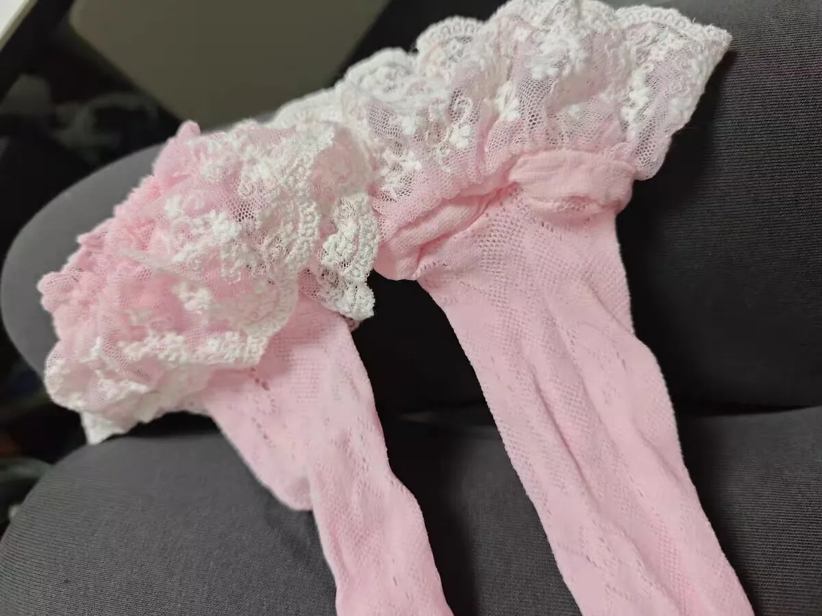 Lolita meias arco rendas plissado meias y2k menina meias femininas sobre o joelho meias uniforme bezerro estudante jk meias perna anel