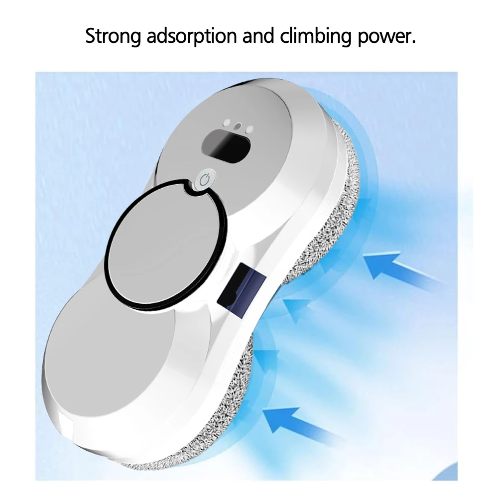 Ultra Thin Robot Vacuum Cleaner With Auto Water Spraying Window Cleaner Robot Electric Limpiacristales Remote Control for Home