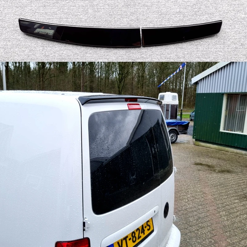 For Volkswagen VW Caddy Double Door Roof spoiler 2005 to 2018 Style Car Rear Roof Wing High Quality ABS Roof Spoiler