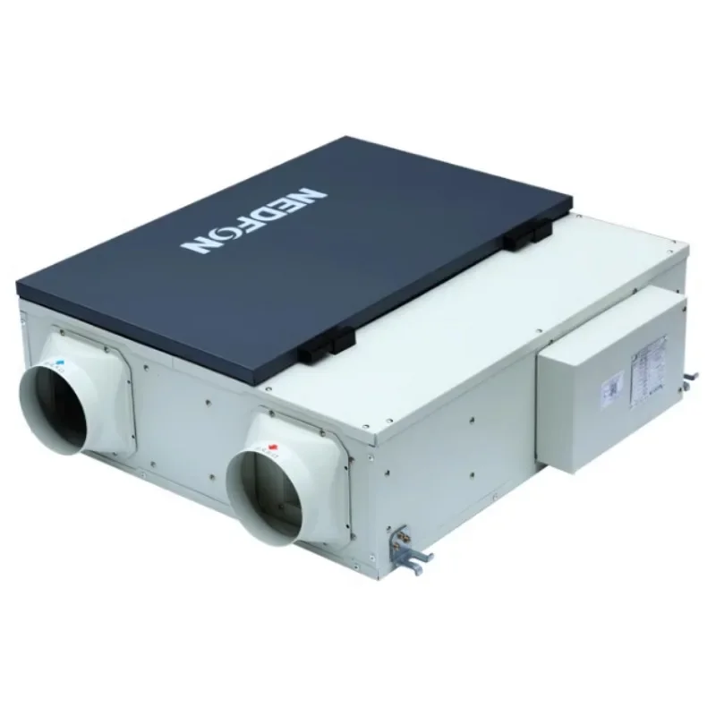 Ventilatore d'aria fresca, scambiatore di calore totale commerciale, sistema di aria fresca, domestico, soffitto centrale, scambiatore d'aria fresca a due vie