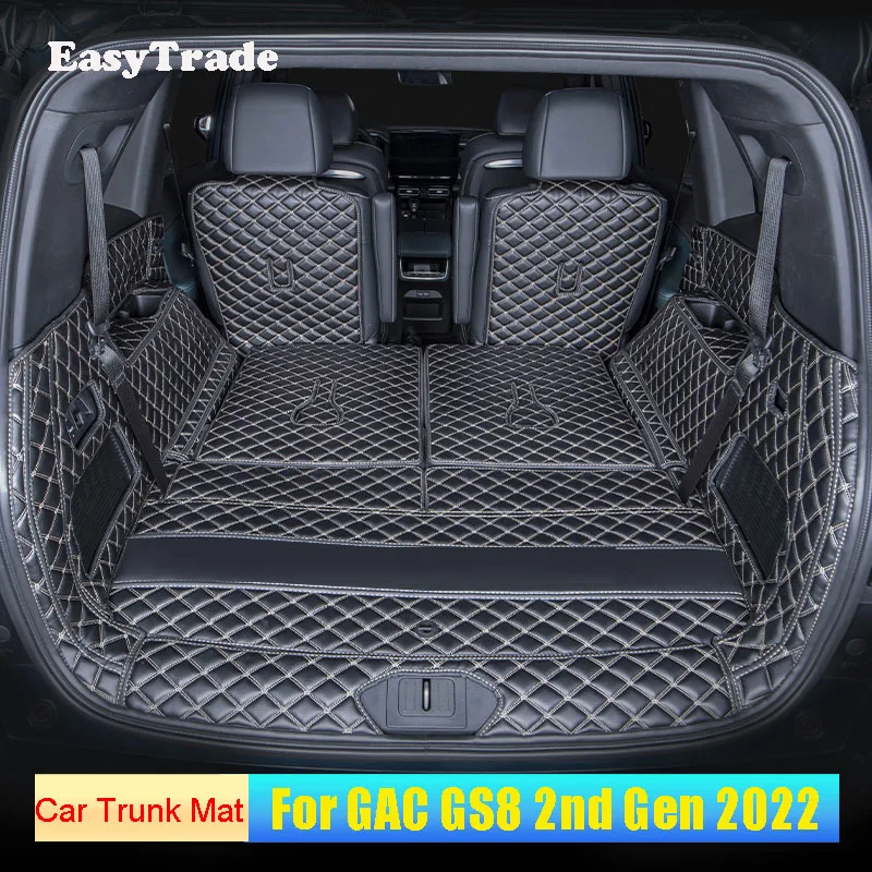 For GAC Trumpchi GS8 2nd Gen 2023 2024 Car Rear Trunk Mats All Inclusive Anti-dirty Protection Pad Interior Liner Cover