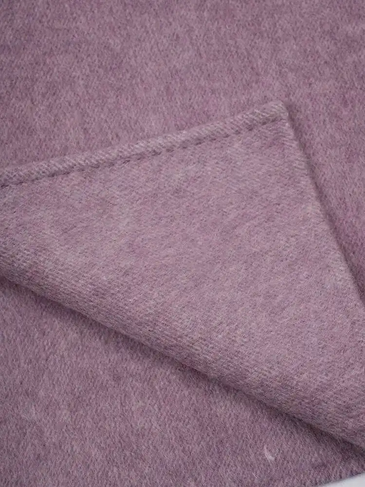 ZMEENNA Purple Pocket Belted Big Size Long Woolen Coat New Lapel Long Sleeve Women Jacket Fashion Tide Autumn Winter 2024 ZM453