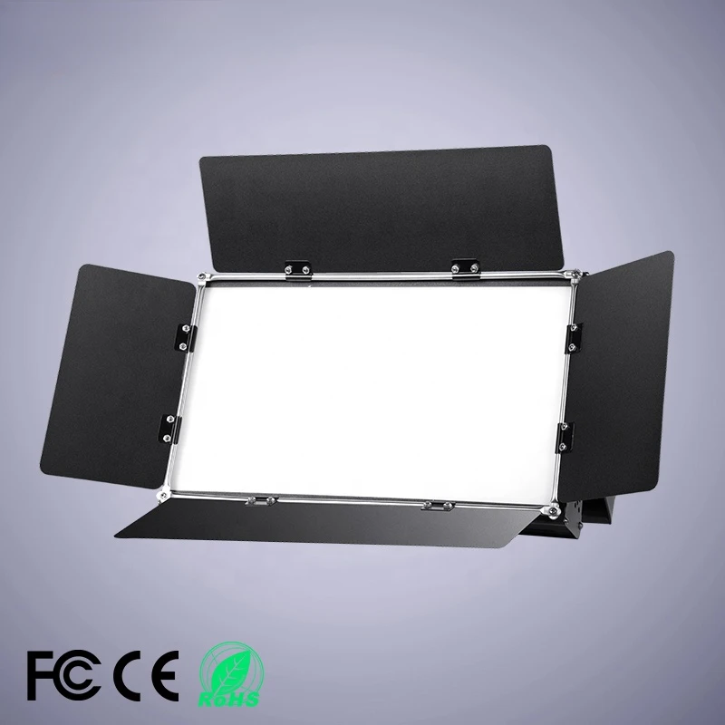 Panel lampu Led Studio redup, lampu iklan fotografi Panel lembut Video Film pencahayaan Studio 120w Dmx