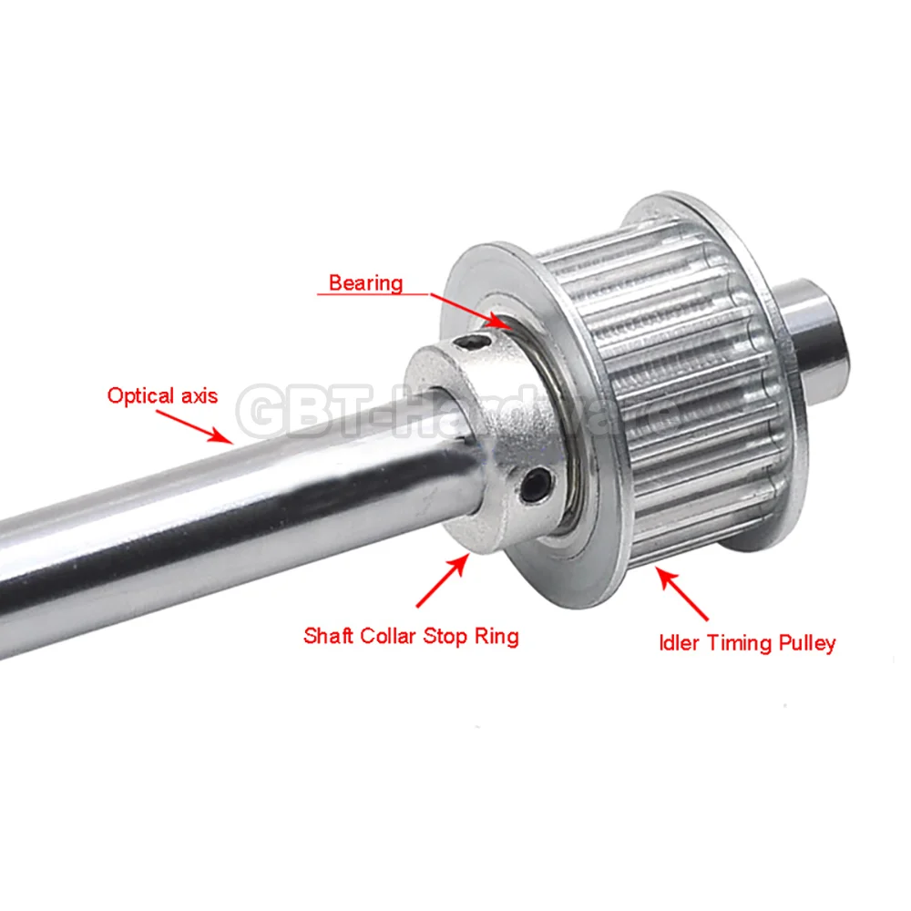 Alesaggio 6/8/10/12/14/15/16/17/18/20/22/25/30/35/40/50mm collari per alberi in alluminio fissaggio dell'anello di arresto SOH fissaggio della cinghia dentata dell'anello di limite