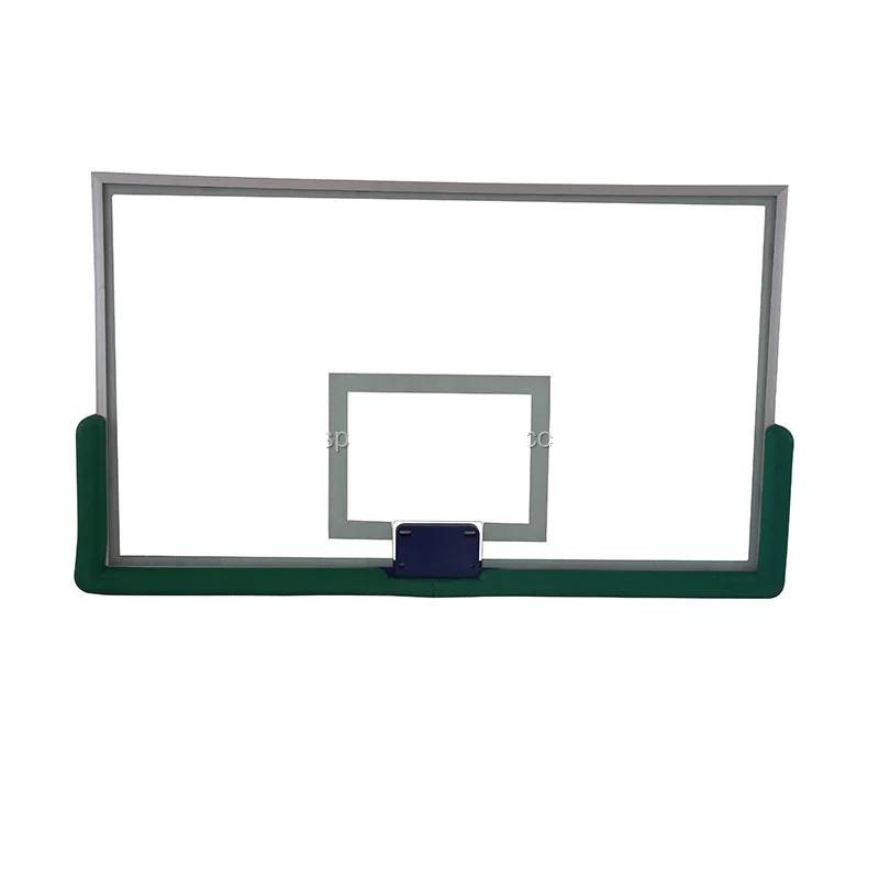 1800 мм * 1050 мм полноразмерная баскетбольная панель из ламинированного стекла и обод для школы 2025 г.
