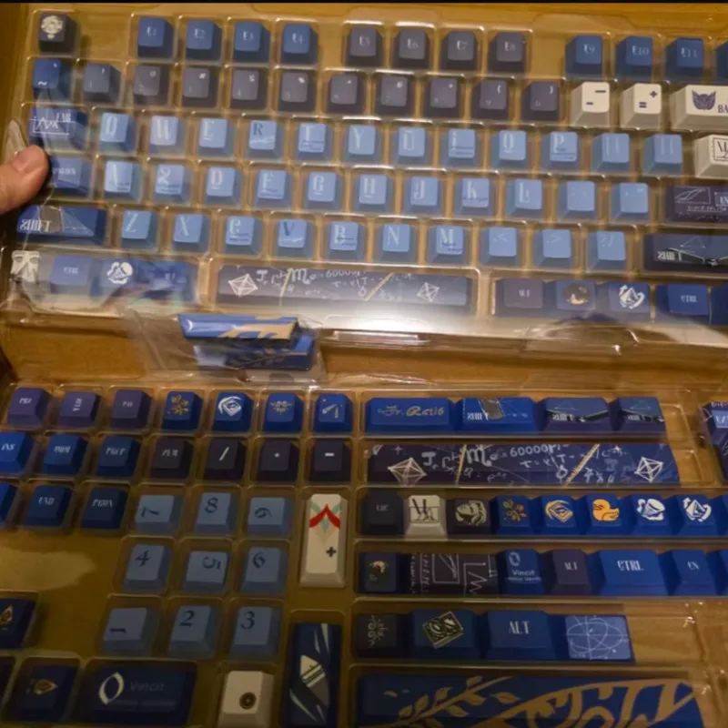 

Hot Sale Dr. Ratio Keycaps Custom PBT Cherry Profile Keycap Sublimation Cartoon Anime Point Key Cap for Gamers Original Design