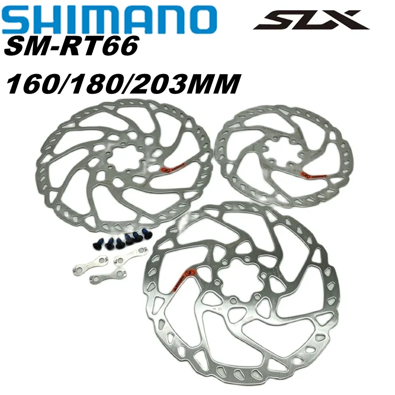 Shimano Deore SLX SM RT66 6 Bolt Disc Brake Rotor 160mm 180mm 203mm 6 Bolt MTB Bike Disc Brake Rotors