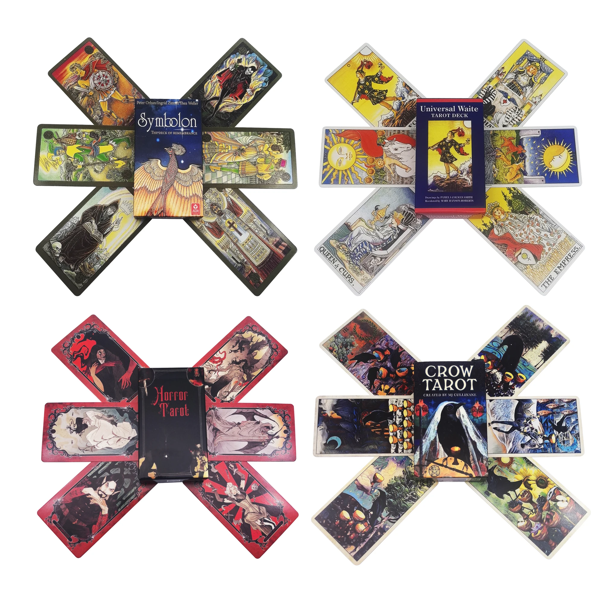 

НОВАЯ колода Таро Вороны A 78, английская версия, гадание судьбы, карты Oracle, настольная игра для взрослых с подарочным руководством в формате PDF