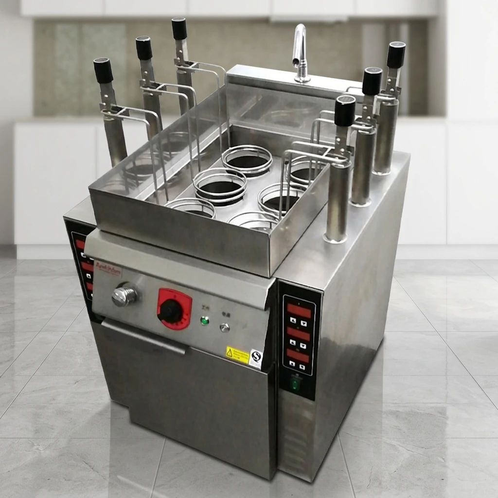 Easy To Clean Stainless Steel Noodle Stove RKMF-PS166 Efficient Electric Noodle Cooker