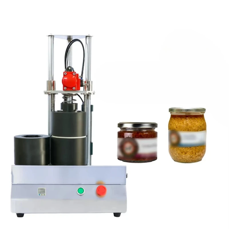 

Capping Vacuum Machine Manufacturer, Semi-Automatic Pneumatic Capping Machine Unscrew Vacuum Glass Bottle Jam