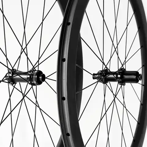 Carbon Wheelset 700c Ratchet System 36T Disc Brake Cyclocross Wheels Center Lock 30/40/50mm Wheels for Cycling Gravel Bike