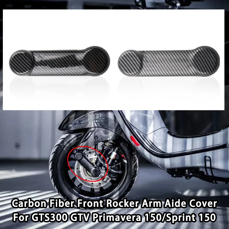 Motorcycle Front Fork Cover Imitation Carbon Fiber Front Shock Absorber Cover For Primavera Sprint 150 GTS300 GTV LX125 LX150