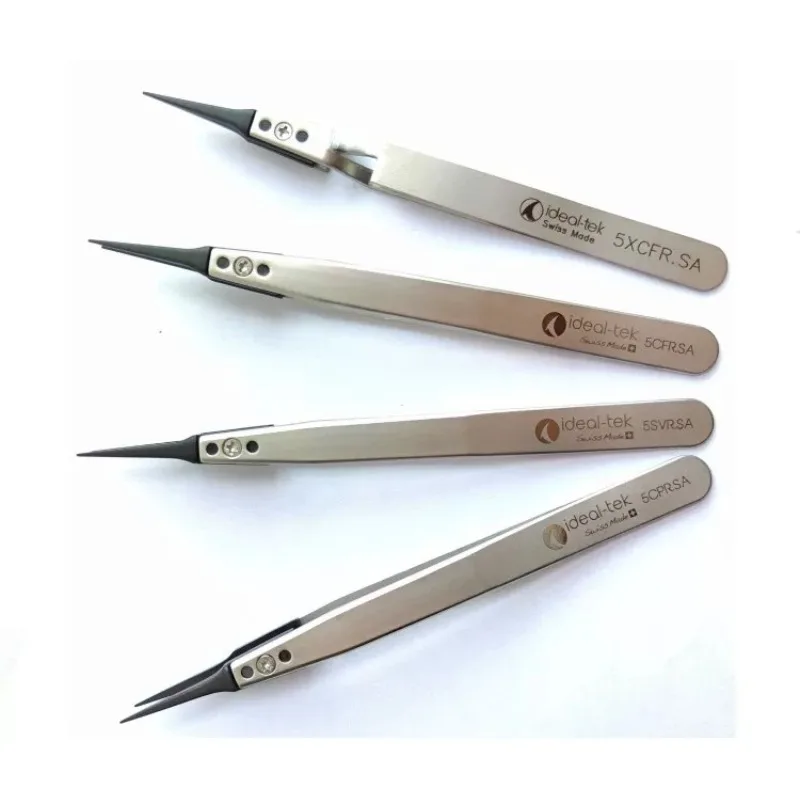 Laboratory research chip Microelectronic chip Lens clip, original imported ESD anti-static forceps tip