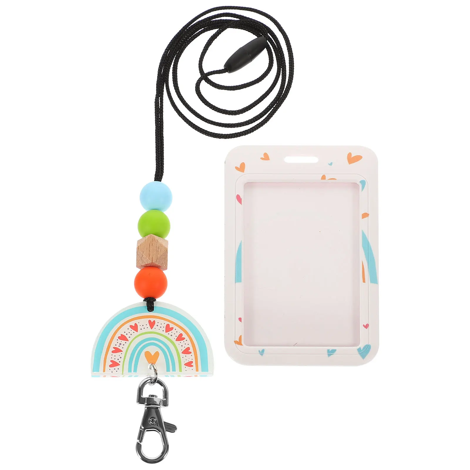 

1 set 1 Set Slide Open Id Card Holder Clear Window Zinc Alloy Silicone Vertical Badge Holder For Work Office Nurse Name Tag Case