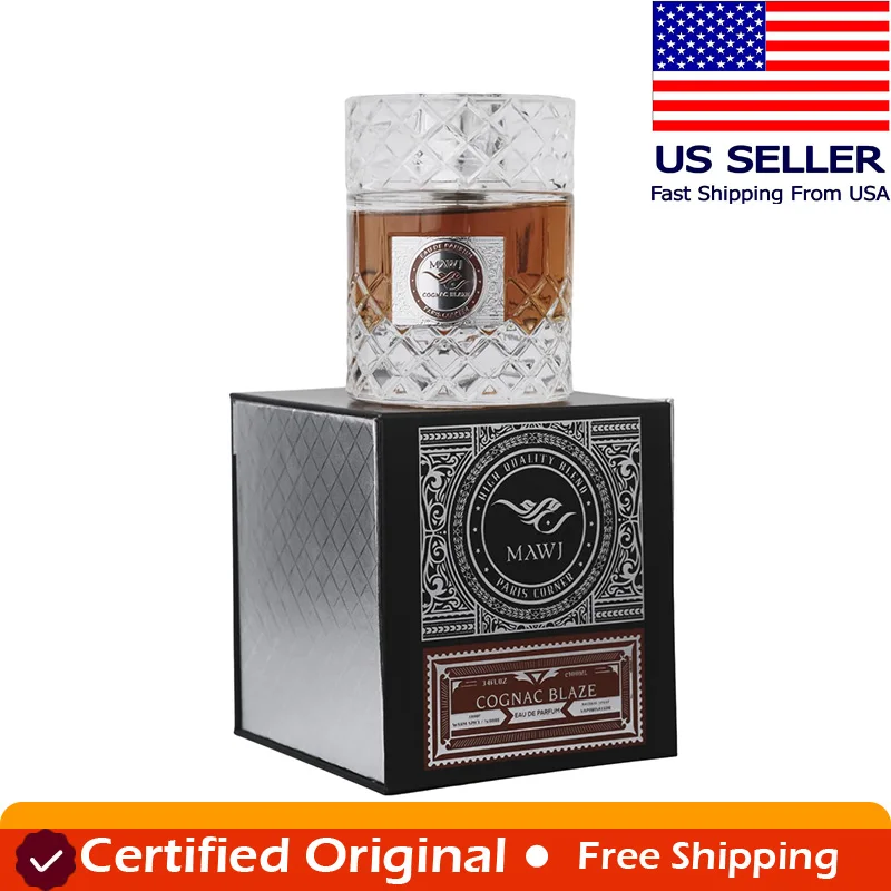 

Paris Corner Mawj Cognac blaze EDP Unisex Eau de Parfum Fragrances Scent 3.4 Fl Oz Perfumes high quality perfume Pheromone