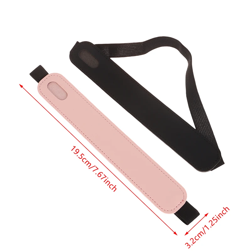 1pc Leder verstellbarer Gummiband-Stift halter, Stift beutel für Planer, Stift halter für Notizbuch, Notizbuch-Stift halter