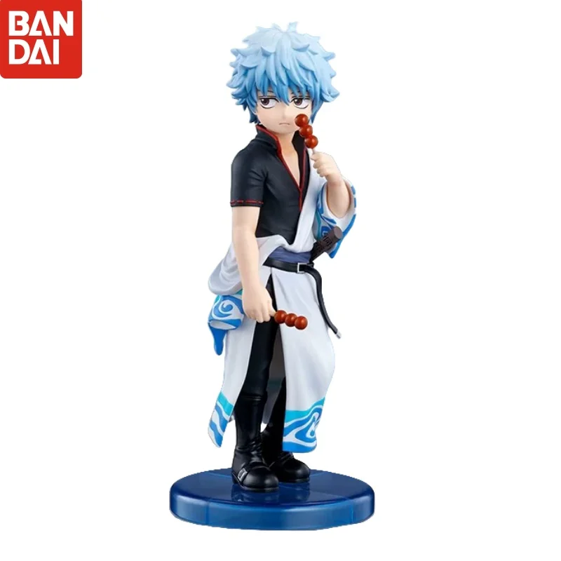 In Stock Genuine Bandai Adokenette Gintama Sakata Gintoki Katsura Kotaro Takasugi Jin tekupiku  Action Figure Model Christmas  l