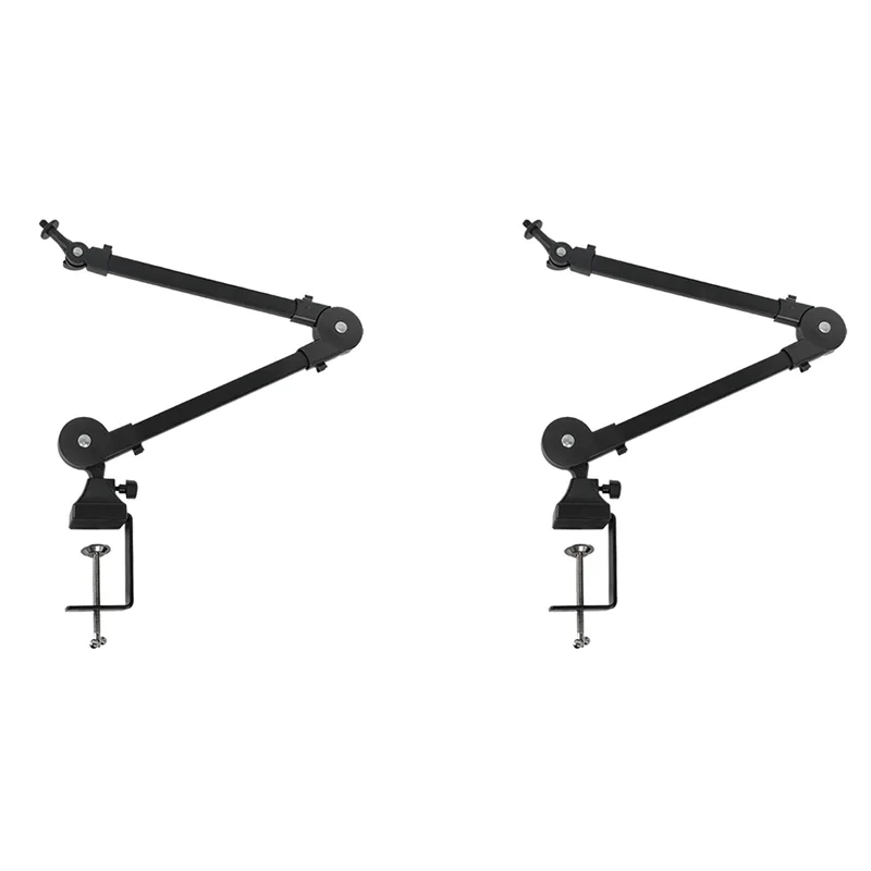 

ABGN 2X Heavy Duty Microphone Arm Stand Adjustable And Foldable For Studio And Live Performances