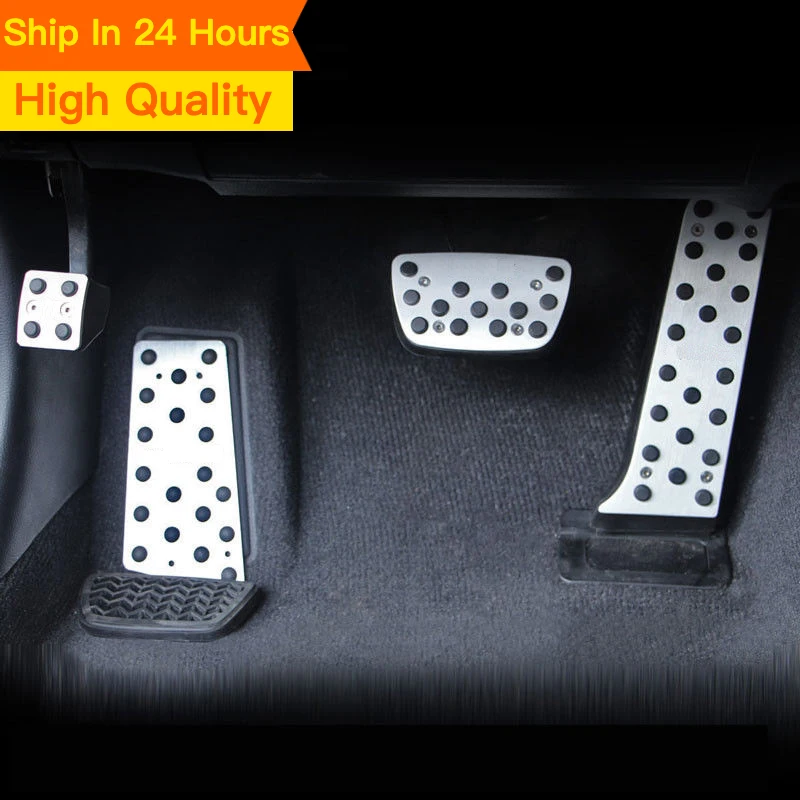 New Car Accelerator Footrest Pedal Brake Clutch Pad Accessories For Toyota Reiz GRX13 MARK X II