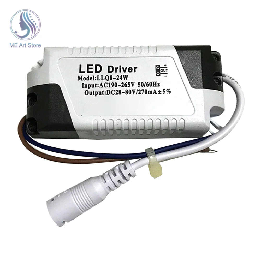 LED Driver 280mA 8-18W/8-24W AC 110V 220V to DC 24V Lighting Transformer Panel Ceiling Lamp LED Strip Power Supply Adapter