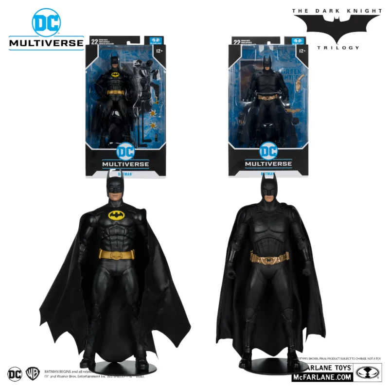 In Stock Genuine Macfarlane 1989 Keaton Batman Bell Batman 7-Inch Mobile Figurine Toy Pvc Action Figure Collectible Model Toy