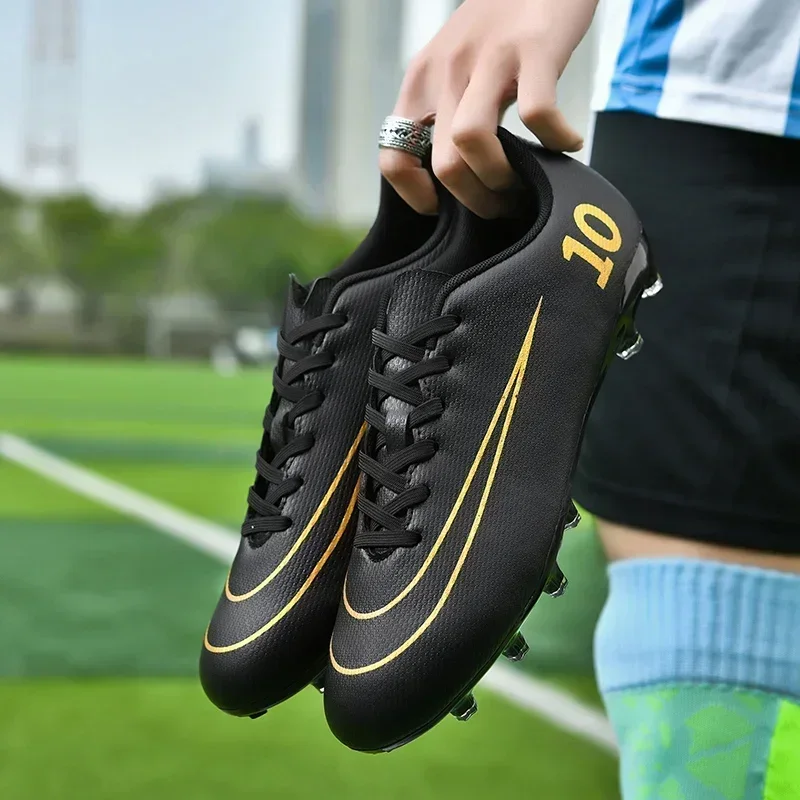 Men Football Boots Ultralight Adult Kids Training Soccer Shoes TF/FG Outdoor Sports Shoes Futsal Professional  High-quality image 4