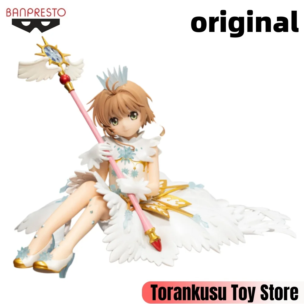 

BANPRESTO Card Captor Sakura Anime Kinomoto Sakura Action Figures Model Figurine Original Figuarts Decoration Toys