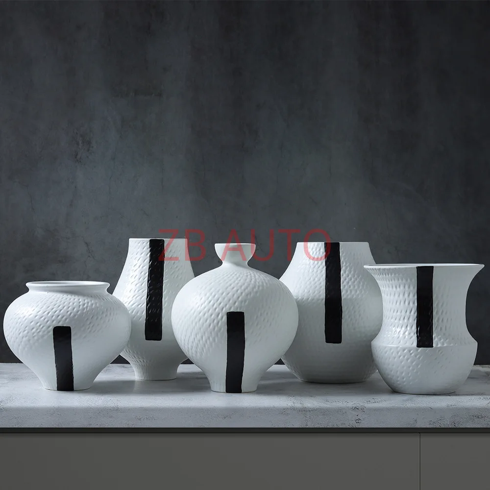 

jumping knife pattern ceramic flower ornaments hydroponic flower arrangement living room restaurant study bedroom decorations