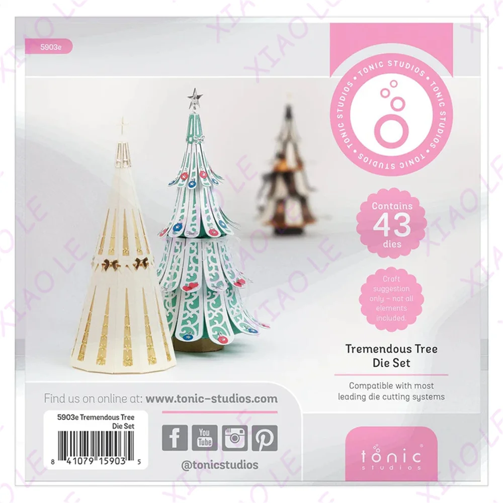 

Tremendous Tree Die Set 2025 Metal Cutting Dies Die Cut DIY Scrapbooking Card Stencil Paper Cards Handmade Album Stamps Die