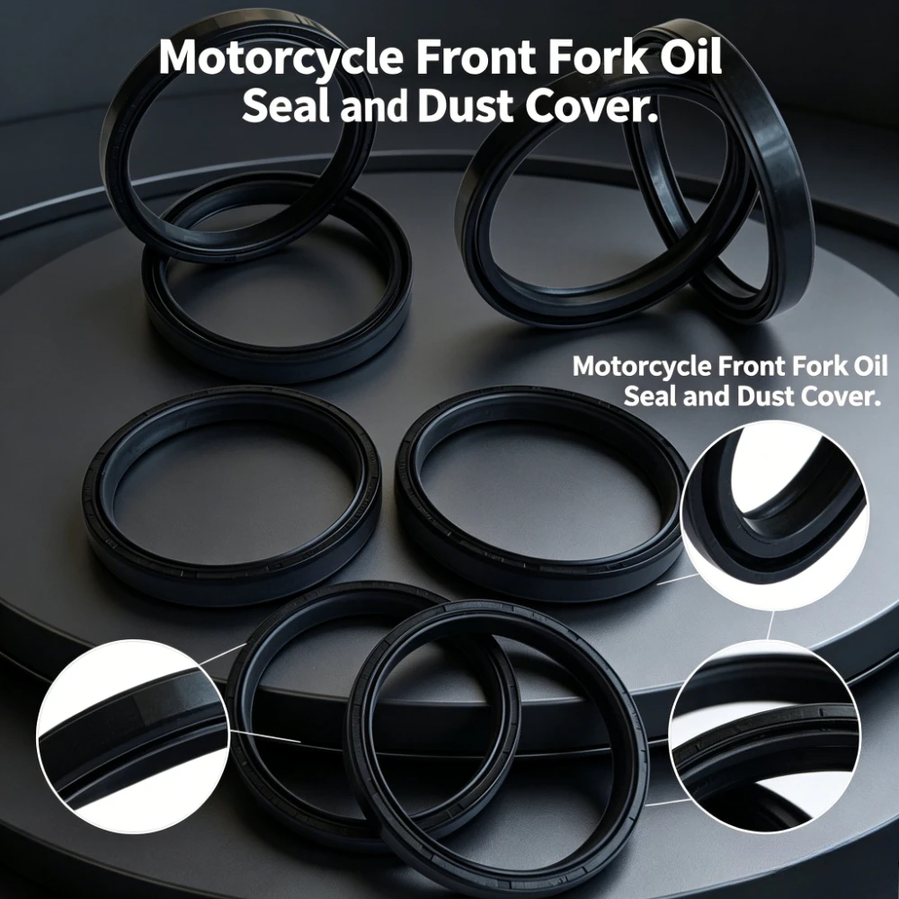 

2pc/4pc/6pc 38*52*10 Motorcycle Parts Front Fork Damper Shock Oil Seal 38x52x10 38 52 10 For Kawasaki KLR650 KLR 650 1987–2007