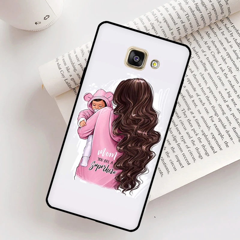 Mẹ Con Gái Cô Gái Sơn Bố Ốp Lưng Dành Cho Samsung Galaxy Samsung Galaxy J3 J5 J7 2017 J1 A3 A5 2016 J4 J6 Plus a6 A7 A8 A9 J8 2018 Bao
