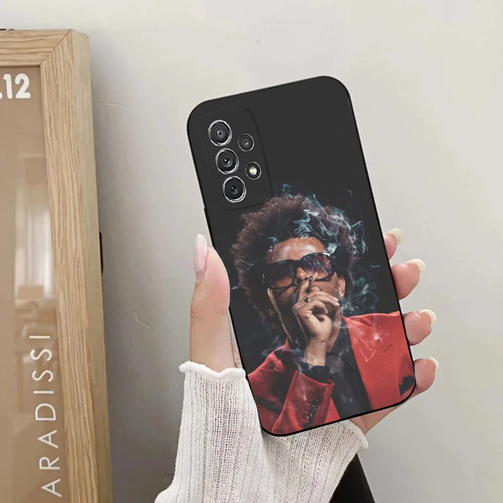 T-The W-Weeknd X-O Singer Phone Case Phone Case for Samsung Galaxy A13,A21s,A22,A31,A32,A52,A53,A71,A80,A91, Soft Black Cover