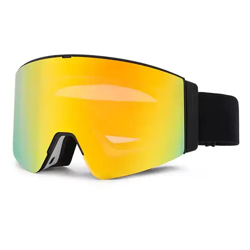 SKI goggle fast replace heated lens quick anti-fog magnetic system