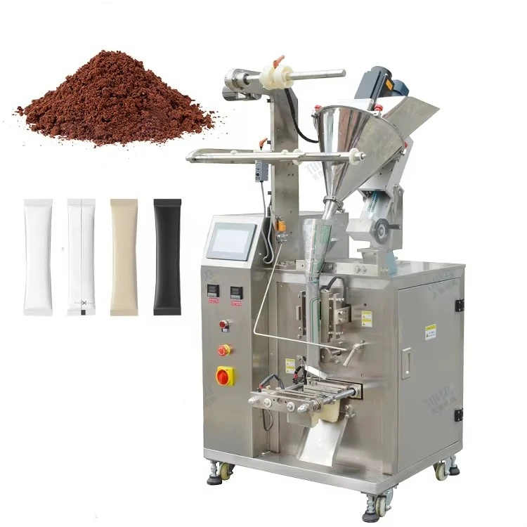 4 Sides Seal Packing Machine 5g 10g 15g 20g 50g Milk Spices Protein Powder Stick Bag Small Business Packaging Machine