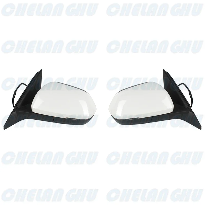 

For VW Teramont Atlas LHD 2018 2019 2020 2021 2022 2023 2024 6+2 Pin White Painted Heat Blind Spot Mirror Assembly