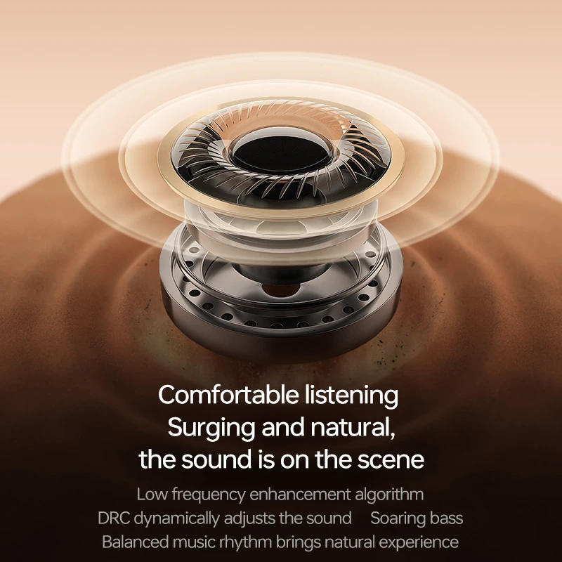 ZQB OWS New Wireless Headphones Hang-On Headphones earphones bluetooth lightning earbud type c hook With Mic noise reduction