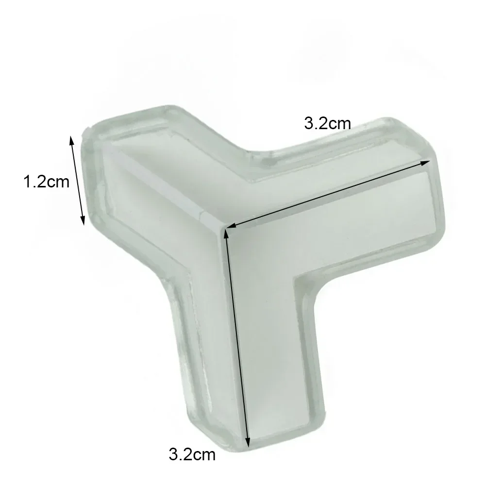 Protector de goma de seguridad para niños y bebés, cubierta protectora de borde de esquina de la Mesa, protectores anticolisión, cubiertas de borde de esquina, 4 Uds.