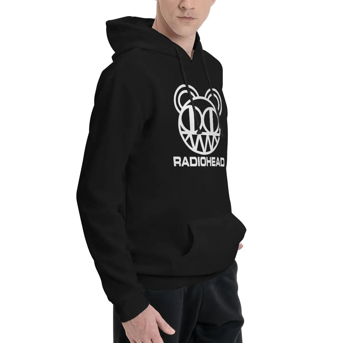 Cool Punk Alternative Rock Radiohead Logo Hoodie Men's Funny Sweatshirts Autumn Hooded Pullover