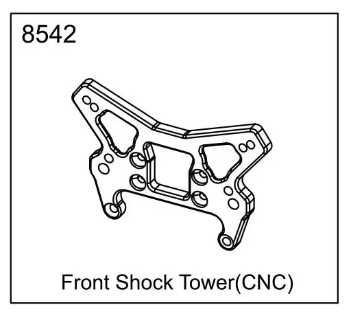 ZD Racing EX07 1/7 RC Car Spare Parts Drive Shaft Chassic Shock Tower  Wheel Hub Differential Steering Cup Motor Gear Link 2 view 2