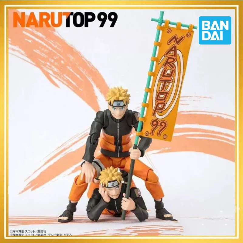 

Original Bandai Naruto Uzumaki Naruto Anime Action Figurine Shf Narutop99 Statue Collection Model Festival Toys Doll Kids Gifts