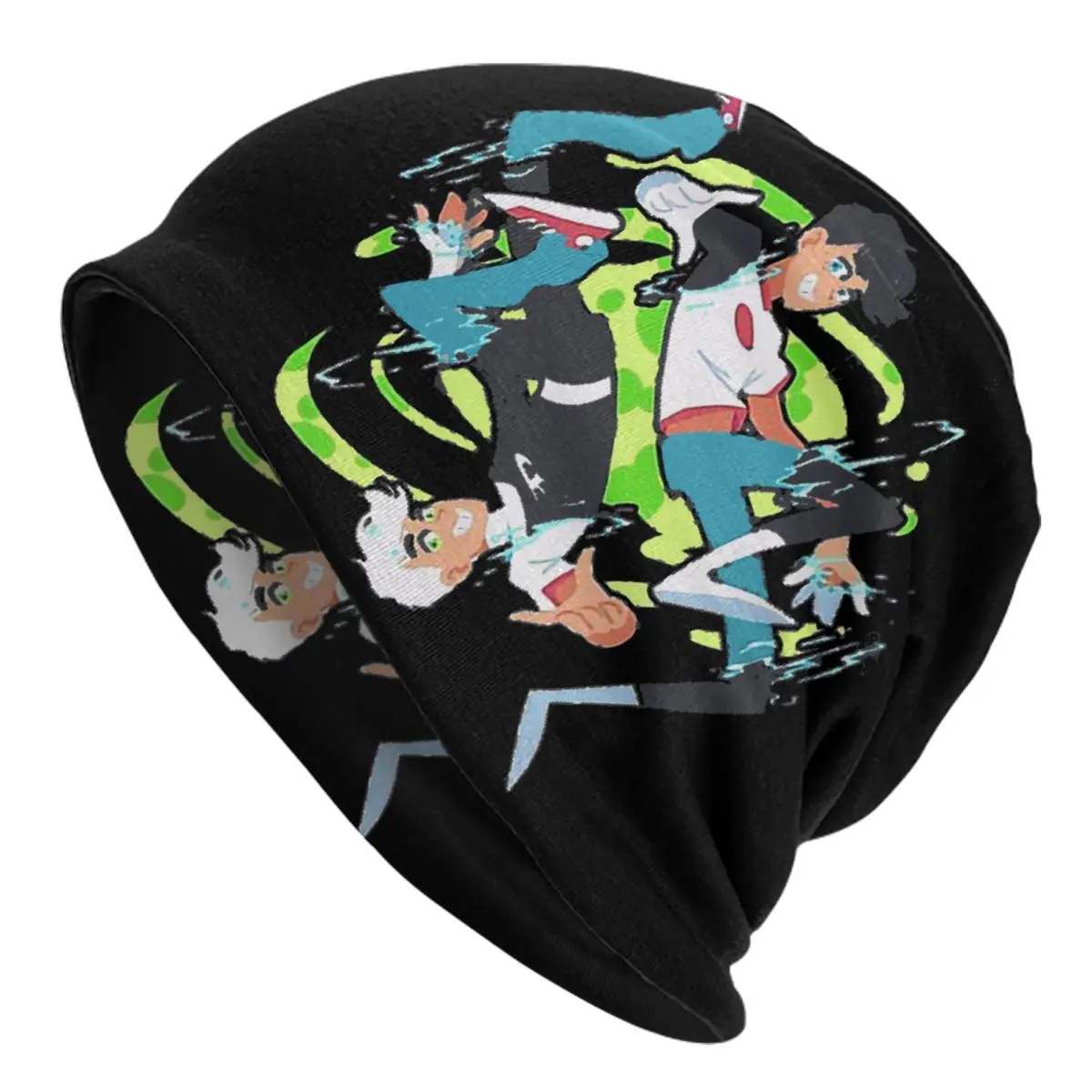 Adventure anime Danny Phantom Beanies Caps Daniel And His Variants Thin Hat Spring Bonnet Hats Men Women's Hip Hop Ski Cap