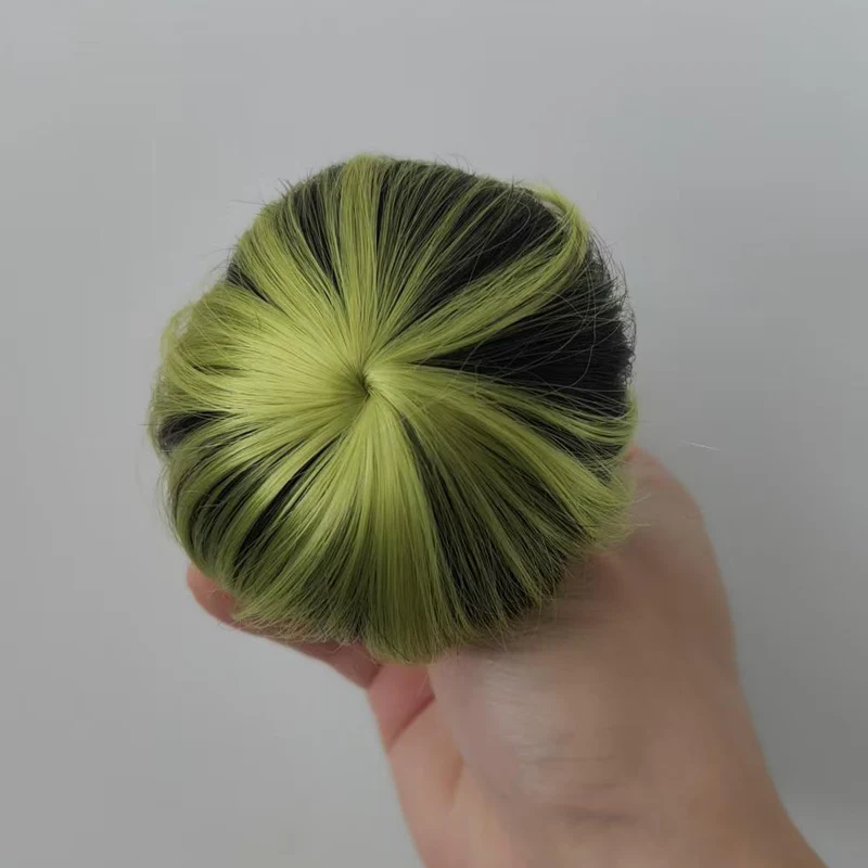 Novo 1/6 1/4 1/3 peruca de boneca para 30/45/60cm boneca bjd seda macia cabelo curto menina brinquedos vestir-se jogar casa boneca acessórios, sem boneca