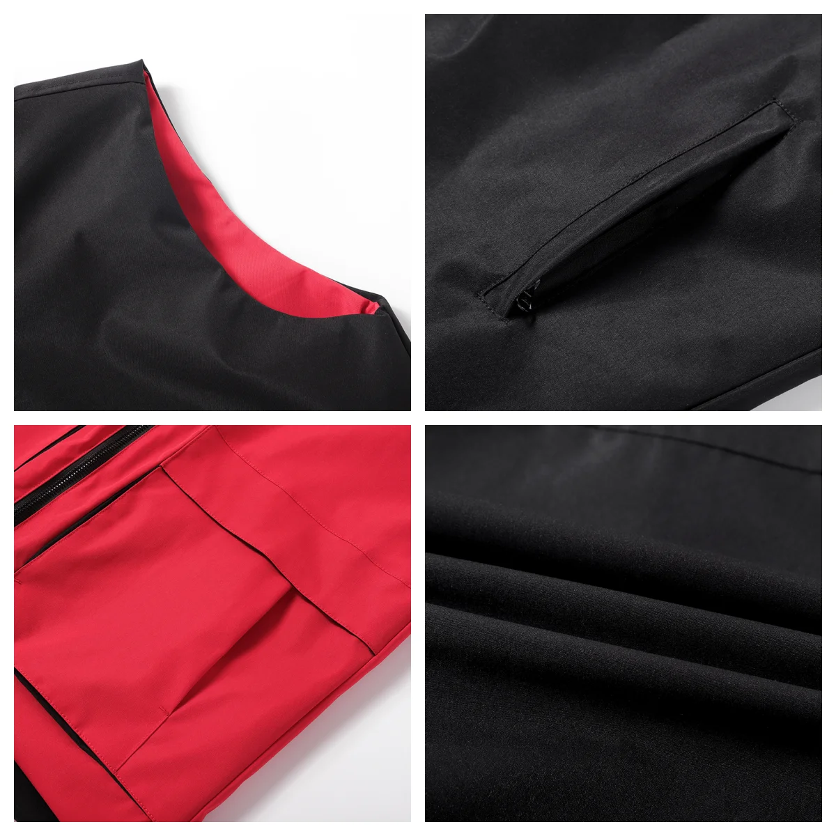 Novo dupla face usar jaqueta fina gola colete para homens e mulheres casual moda tamanho grande juventude primavera outono colete