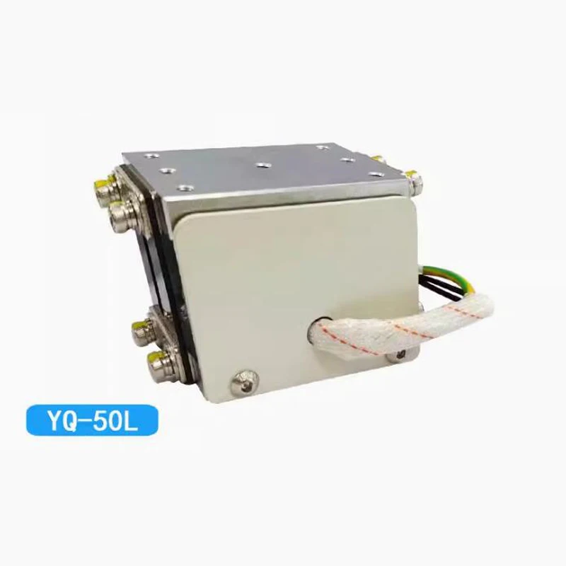 Small direct vibration vibrating plate flat feeder automatic feeder base 220V YQ-50L pull type linear feeder